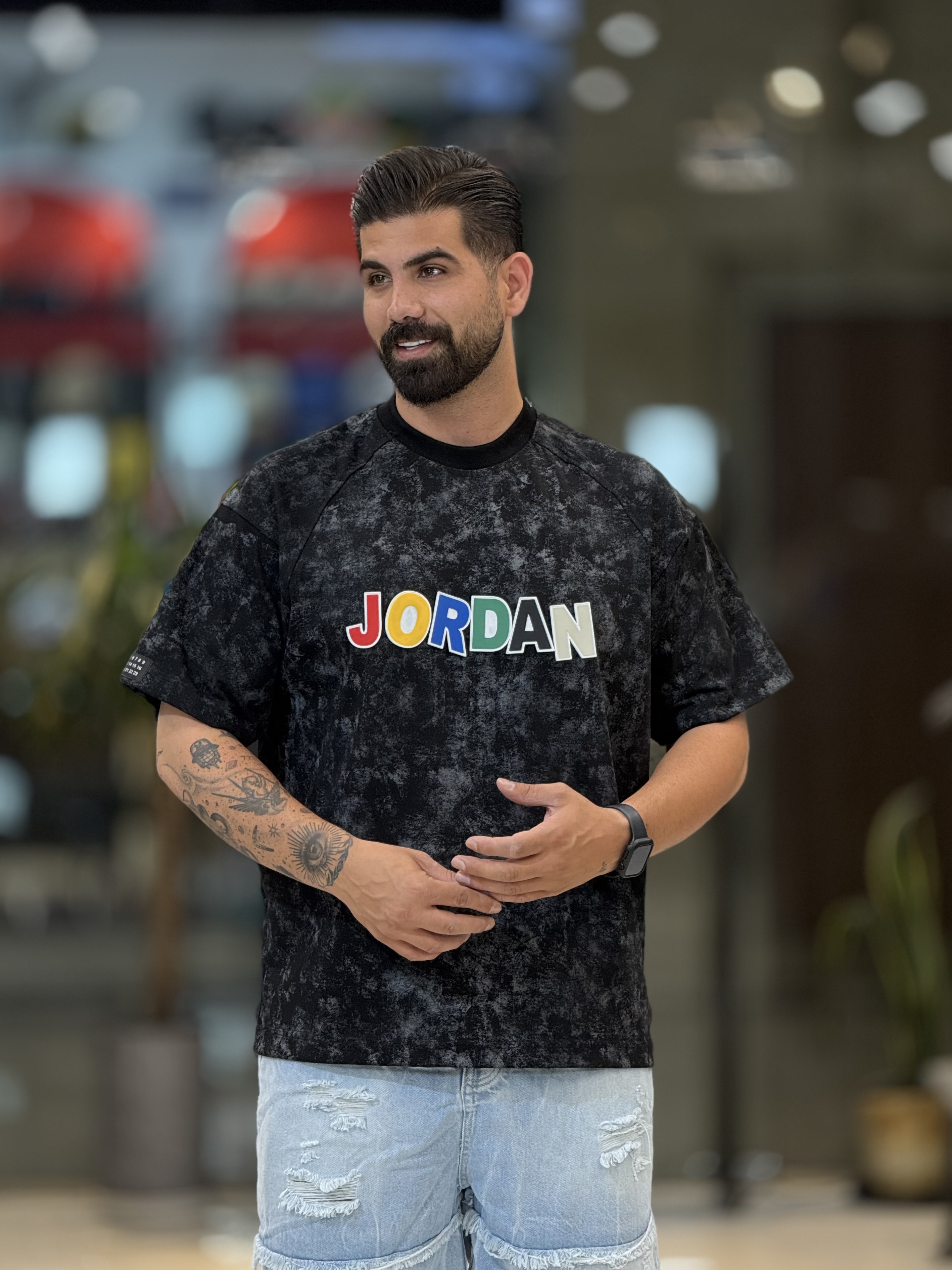 تیشرت وارداتیJORDAN چسبی1860