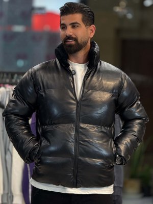 کاپشن چرم تیرکمونمی1235