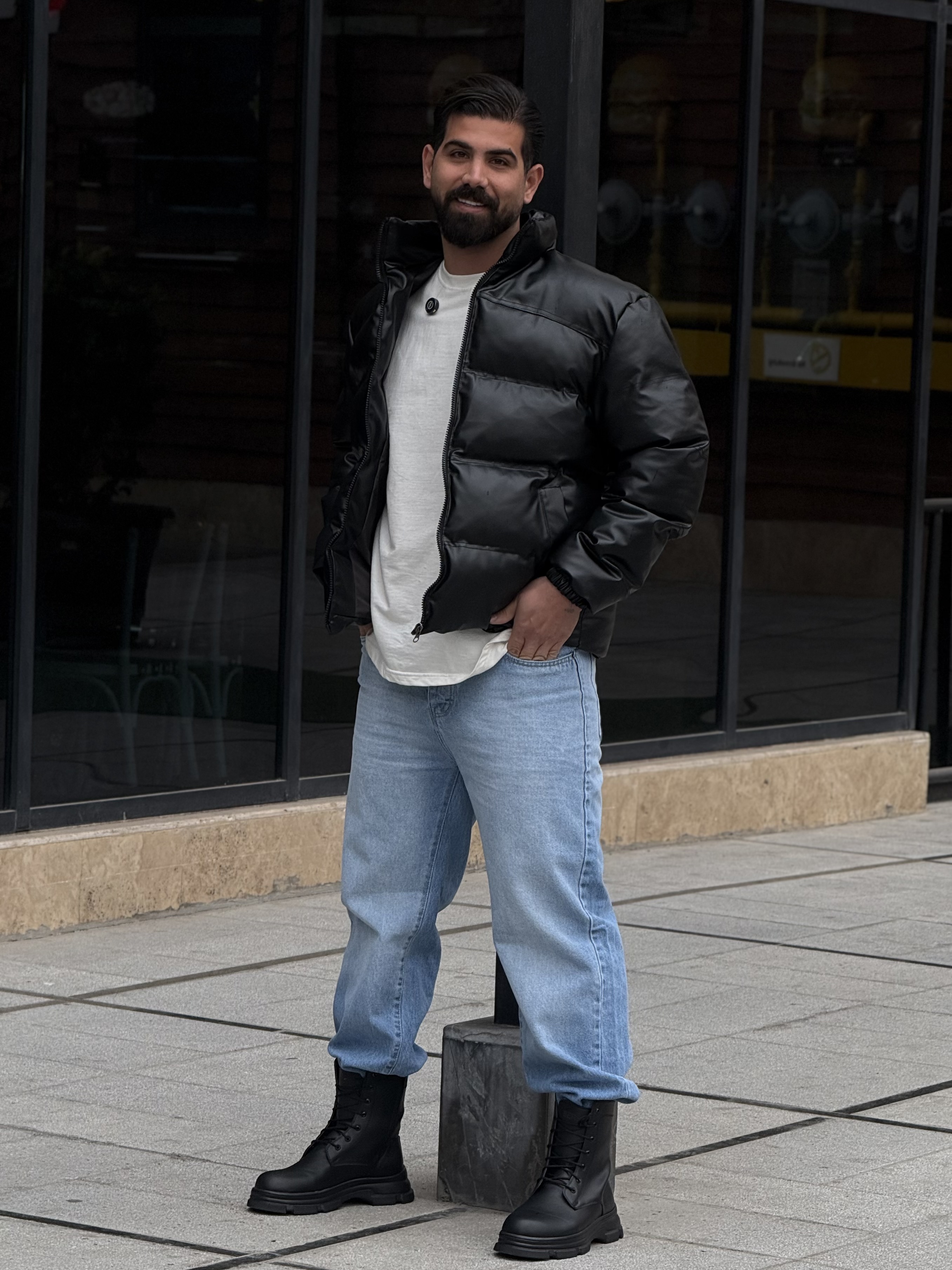 کاپشن چرم یلدایی1321