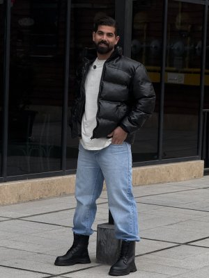 کاپشن چرم یلدایی1321